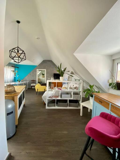 Light Flow Stylish Attic House. M. Balcony Rastatt Eksteriør bilde